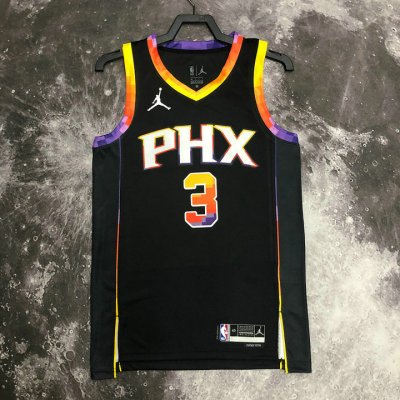 NBA 3 Paul Phoenix Suns noir 2022-23 Statement Edition Maillot imprimé